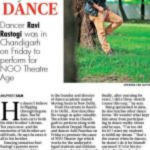 Ravi Rastogi Moving Souls Delhi dance studio press article review feature 13